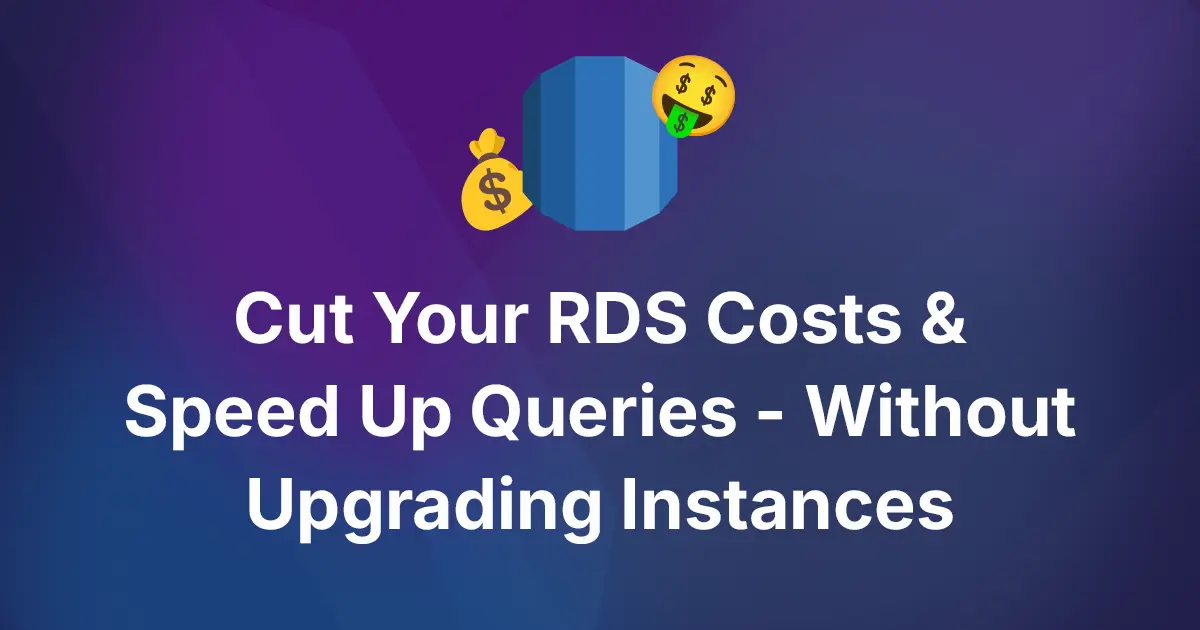 Free AWS RDS Cost Saving Guide